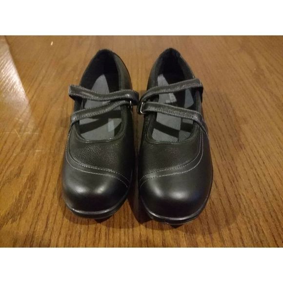 Orthofeet Shoes - OrthoFeet Gel Black Double Strap Mary Jane Shoes Women's Size 11B